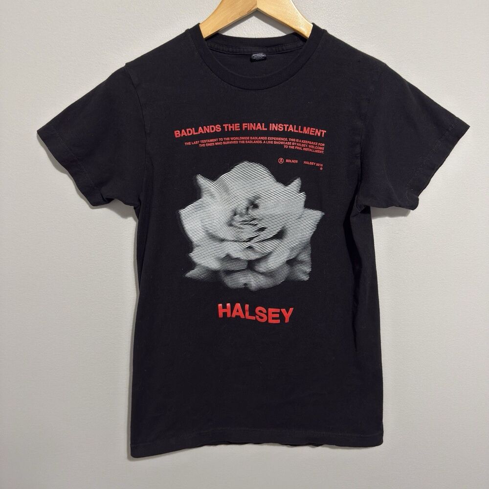 Halsey Badlands Tour Band Tee Mens S Black Short Sleeve T-Shirt